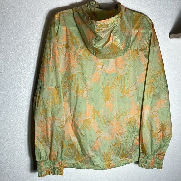 New Prana Medium Whistler Jacket Coastal Sage Jungle wind breaker green hooded - Picture 3 of 5